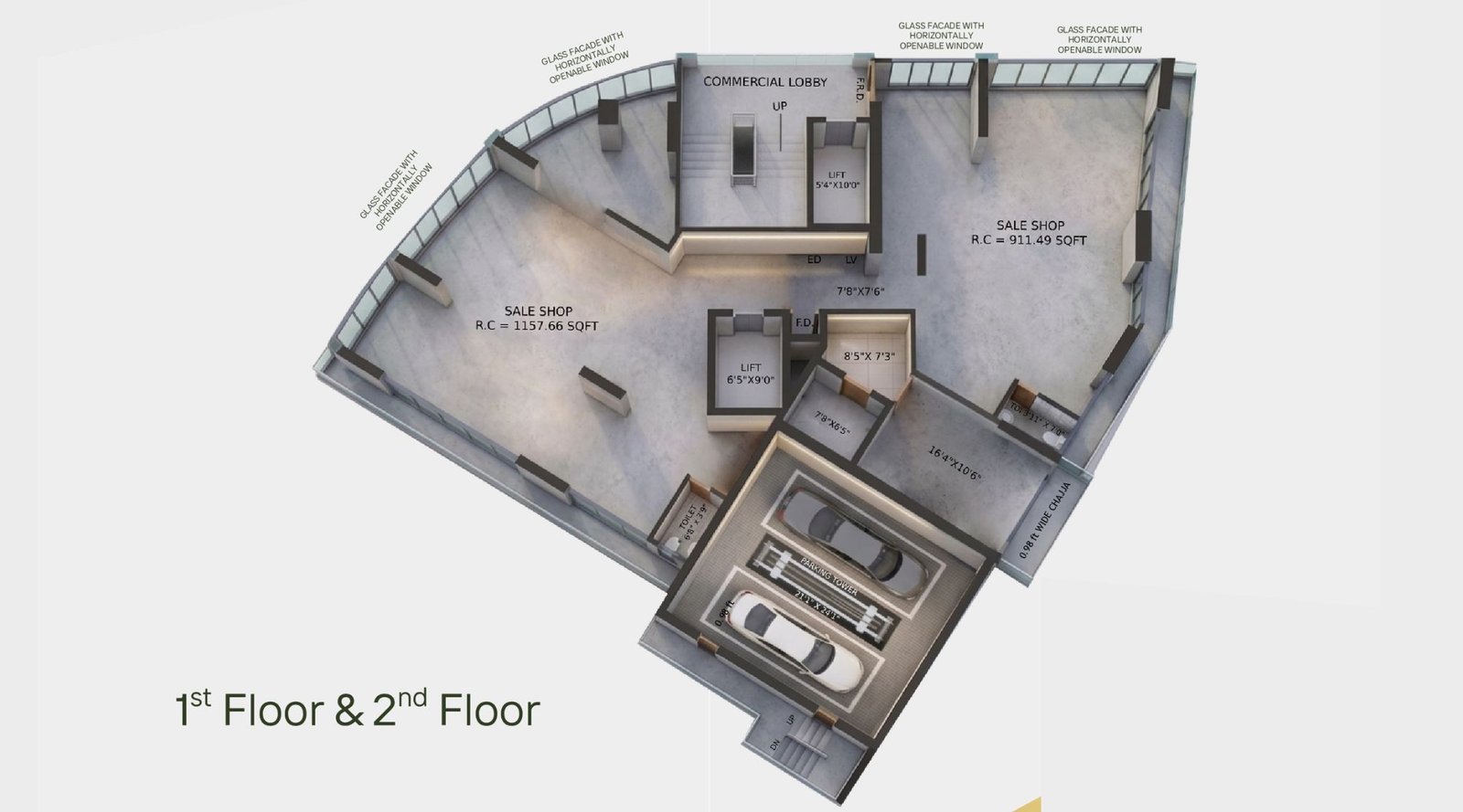 Aahana-Landmark-Typical-Floor-Plan-1st-and-2nd-Floor