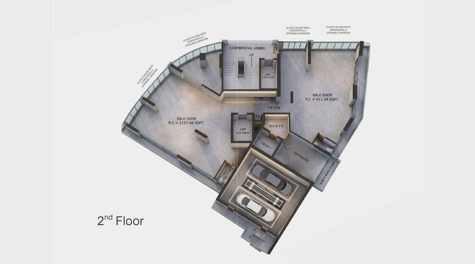 Aahana-Landmark-Typical-Floor-Plan-2nd-Floor
