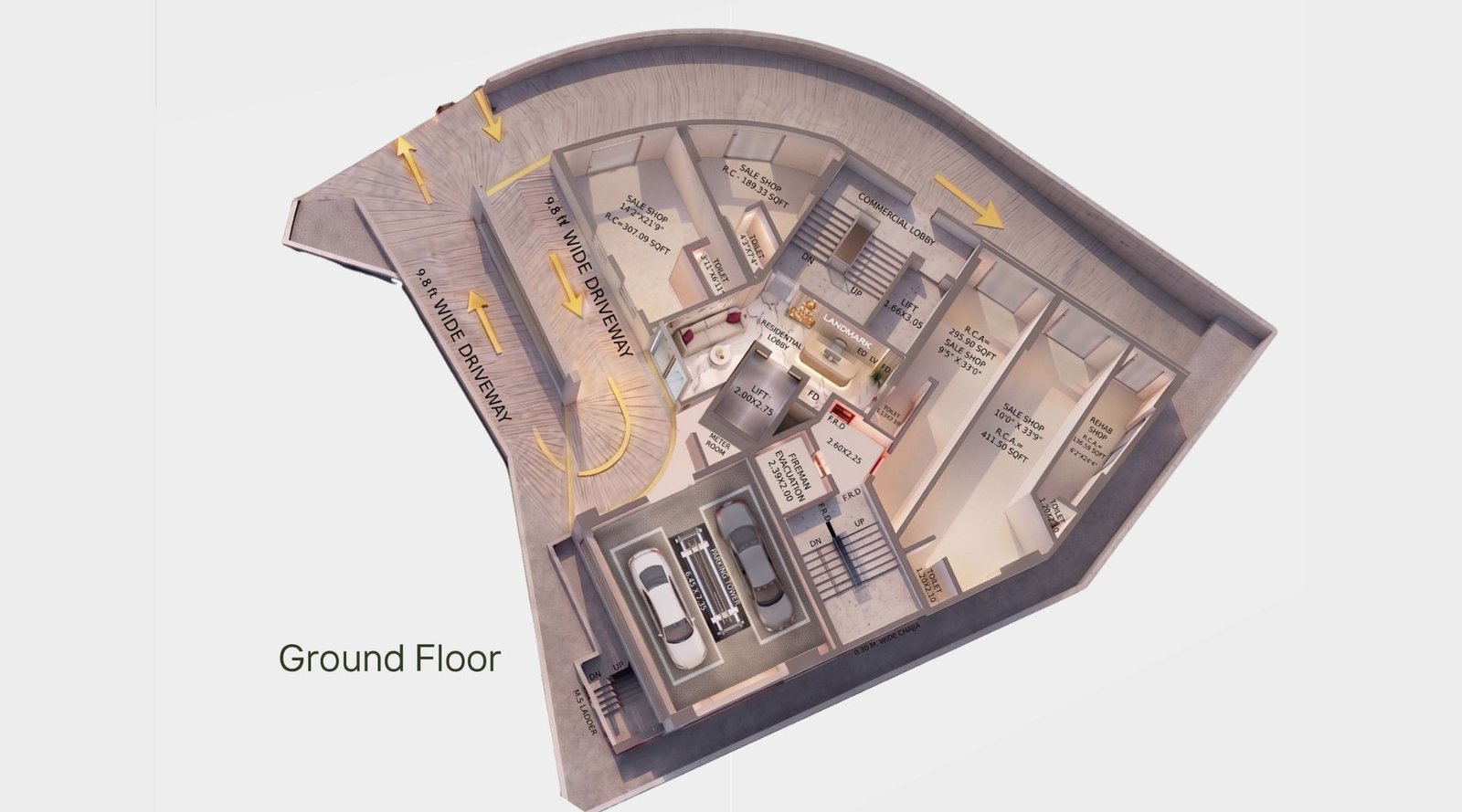 Aahana-Landmark-Typical-Floor-Plan-Ground-Floor